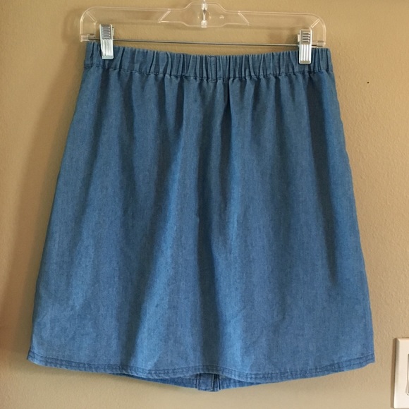 CHELSEA & VIOLET blue skirt - Picture 8 of 8
